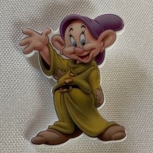 NWT Handmade Pin Brooch of Disney’s Dopey from Snow White and the Seven Dwarfs!